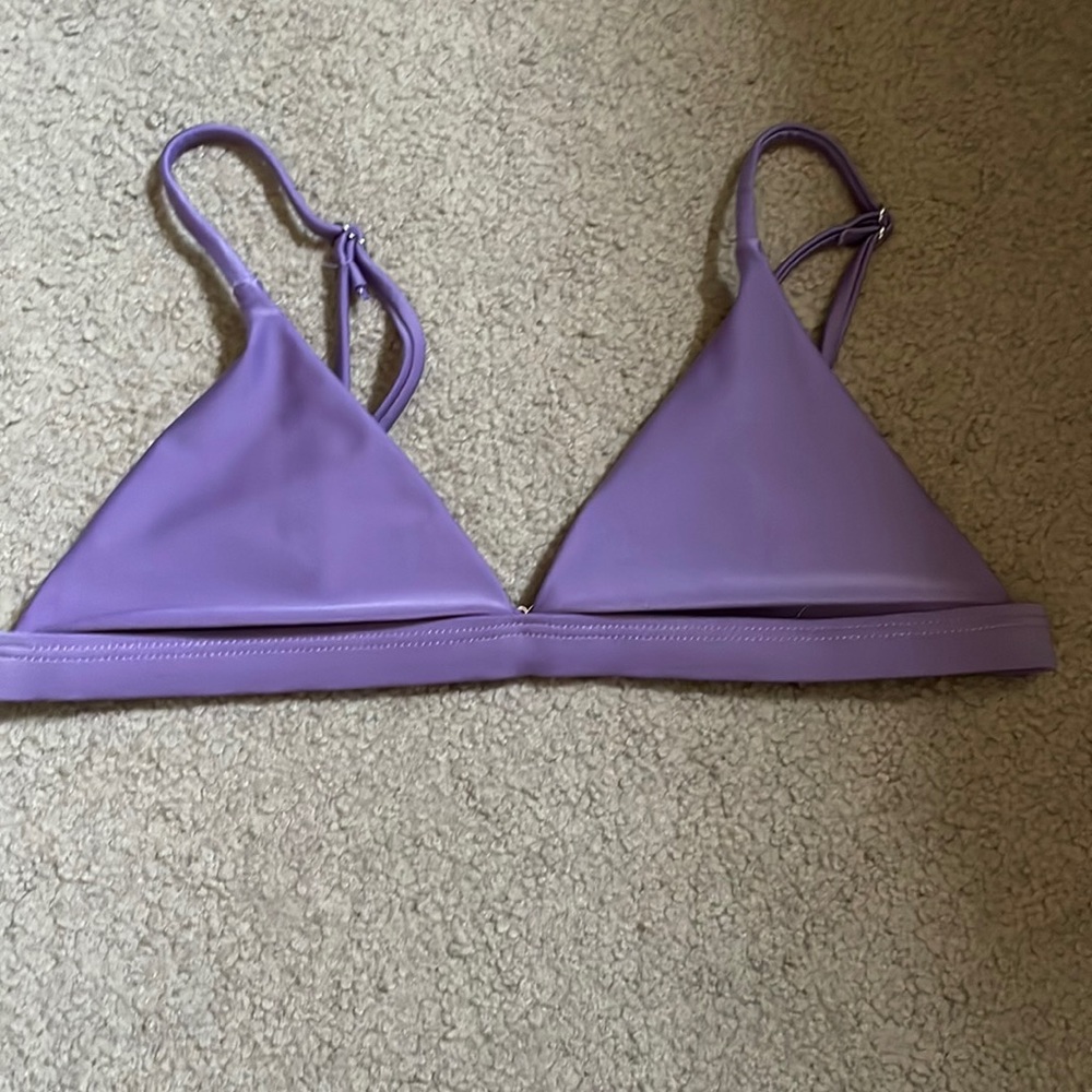 SHEIN purple bikini top